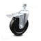 Service Caster 5 Inch Hard Rubber Wheel Swivel 12mm Threaded Stem Caster Total Lock Brake SCC-TSTTL20S514-HRS-M1215 - alternate 2